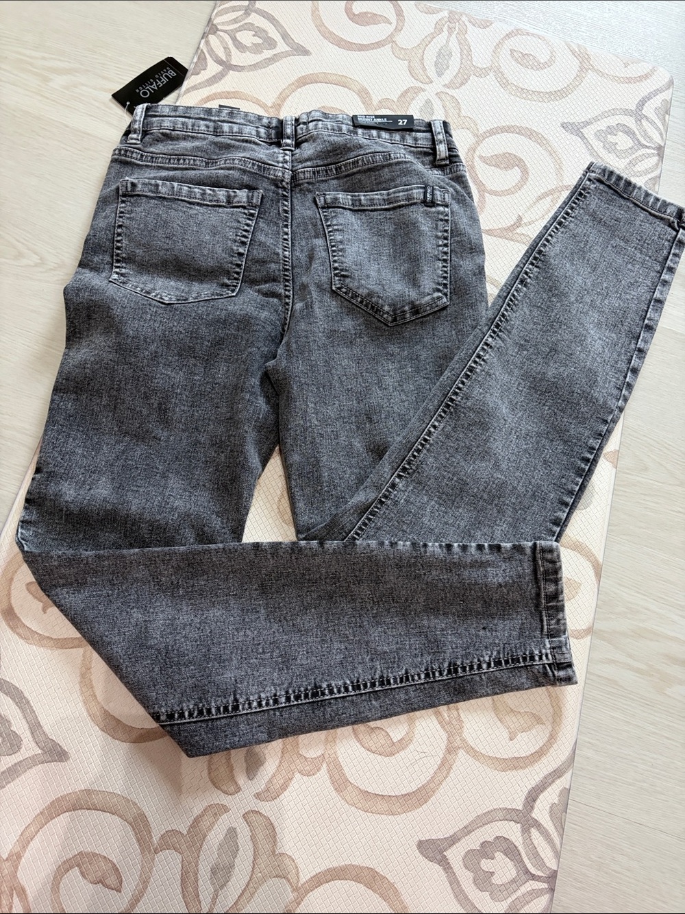 NWT buffalo black acid wash jeans 27 - Picture 5 of 5